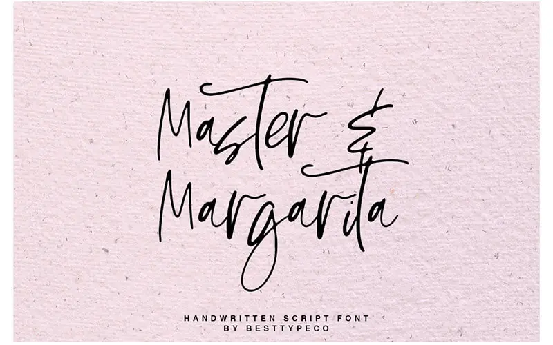 MasterMargarita-Font 51 Elegant & Creative Fonts From The Amazing Fonts Bundle -MasterMargarita