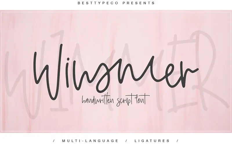 wimmer-creative-fonts 51 Elegant & Creative Fonts From The Amazing Fonts Bundle - Wimmer