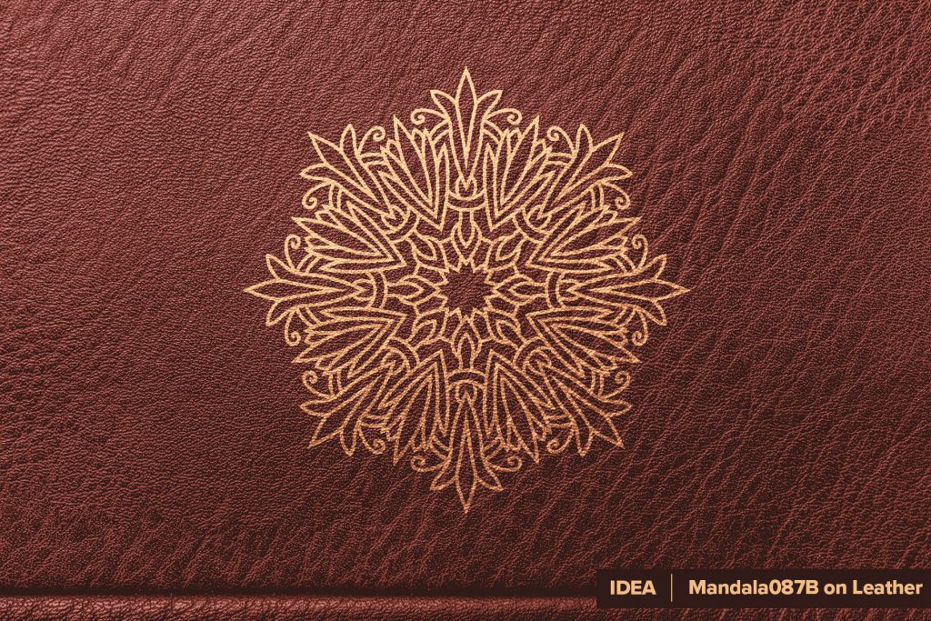 Mandala On - Leather Print