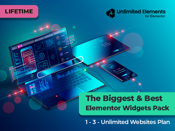 Unlimited Elements - The Best & Biggest Elementor Widgets Pack