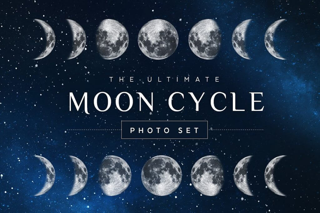 Creative Graphic Design - Cosmic Bundle: Moon Cycle - 1