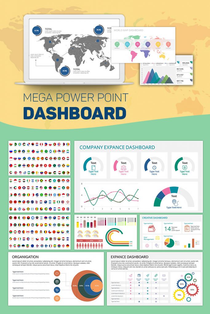 900+ Unique Powerpoint Presentation Templates - Mega Powerpoint Dashboard
