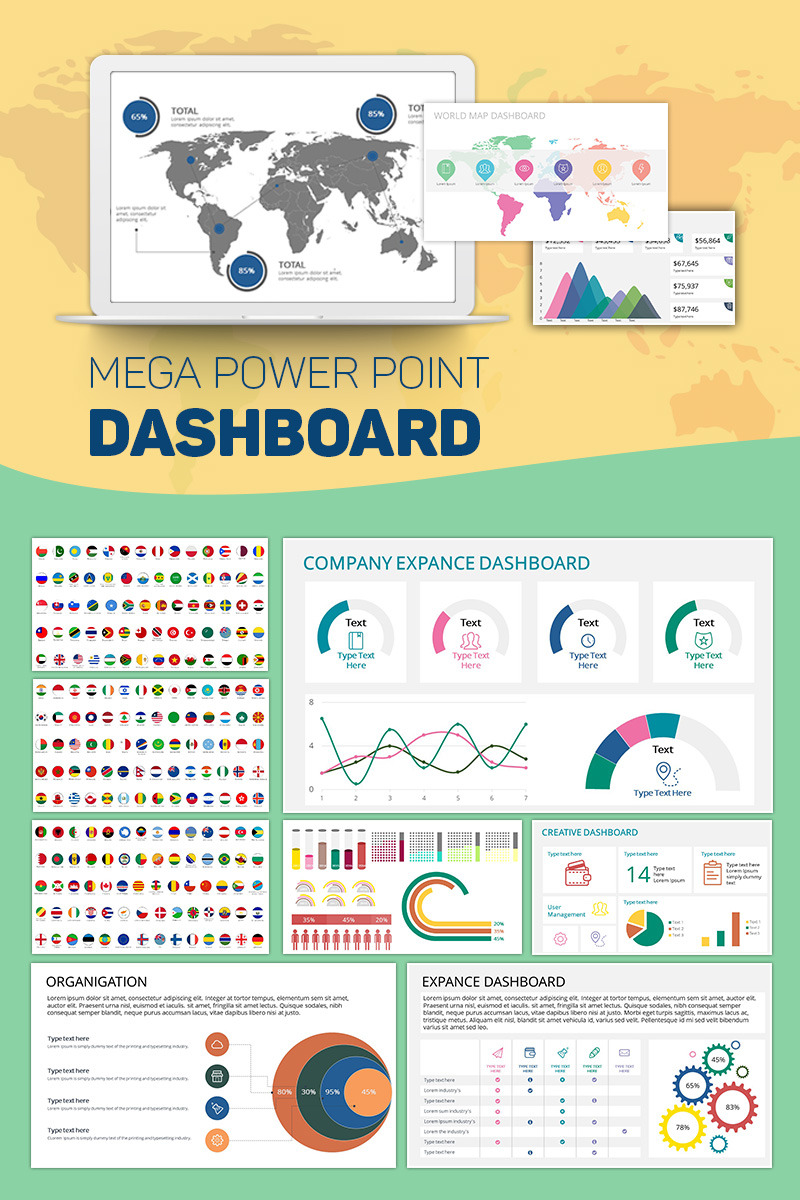 900+ Unique Powerpoint Presentation Templates - Mega Powerpoint Dashboard