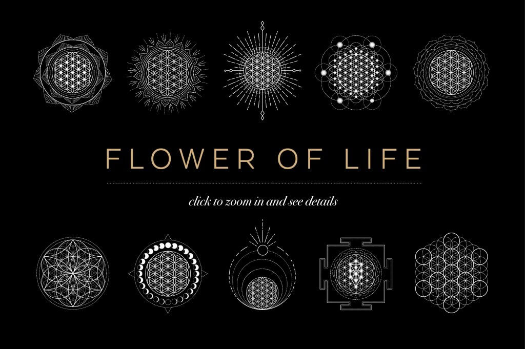 Creative Graphic Design - Cosmic Bundle: Flower Of Life 2