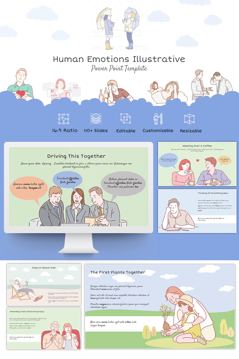 900+ Unique Powerpoint Presentation Templates - Human Emotions