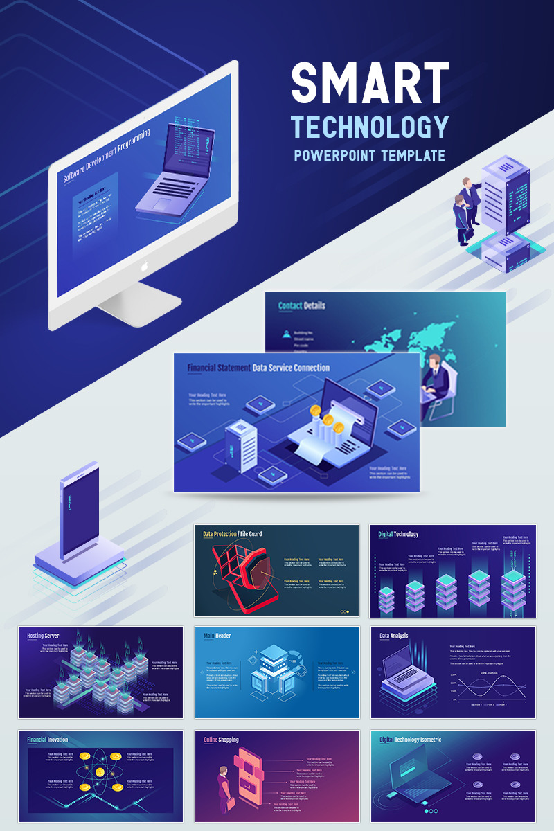 900+ Unique Powerpoint Presentation Templates - Smart Technology