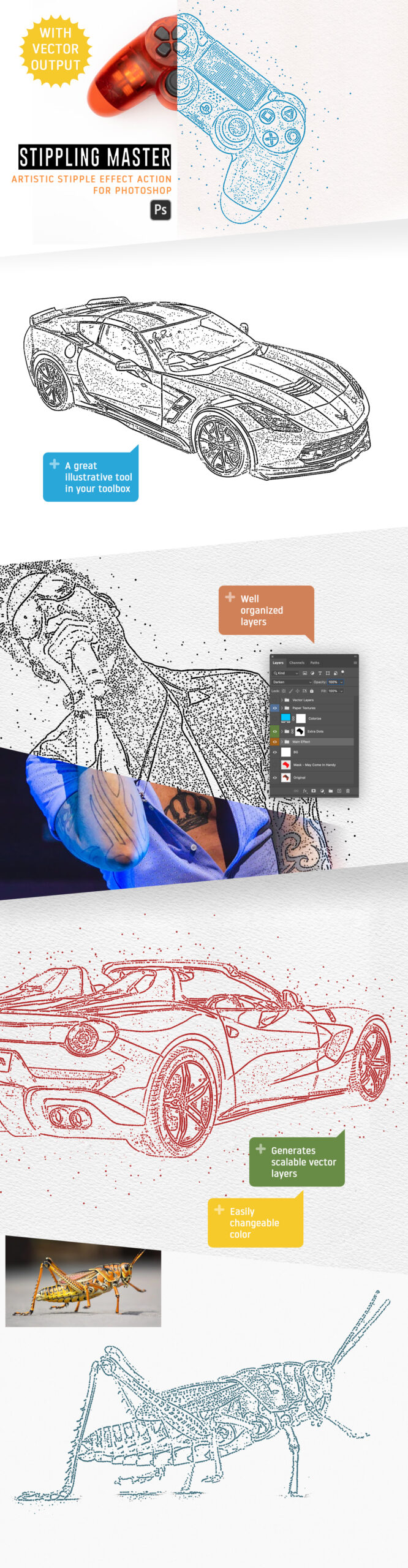 Image FX Pack: Stippling Master