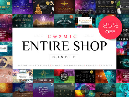 Cosmic Entire Shop Bundle Of 700+ Creative Graphic Designs