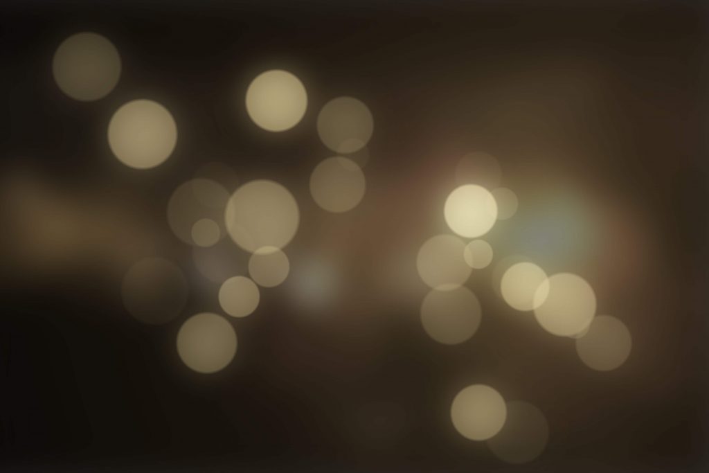 Radiant lights on a dark canvas 