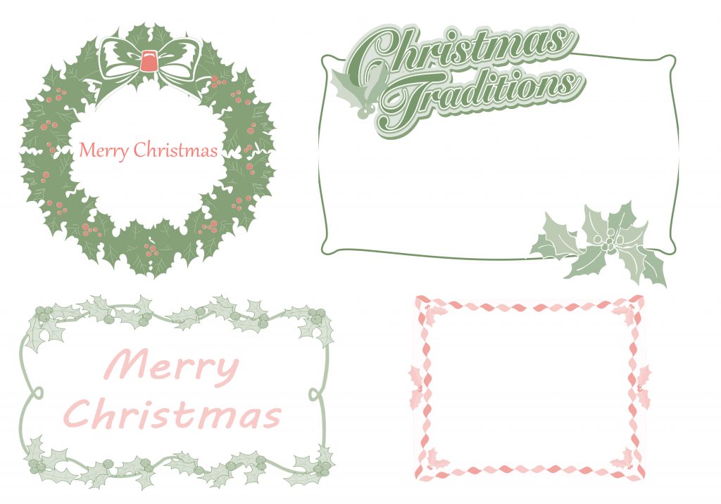 Xmas overlays frames