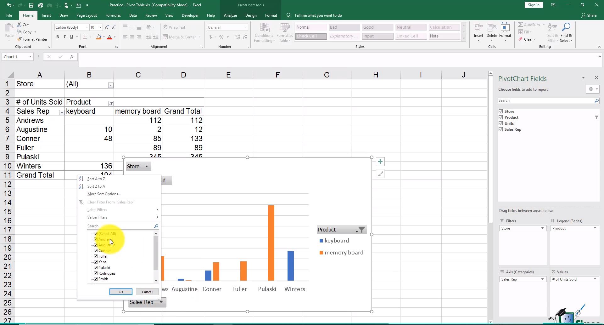 Microsoft Excel 2016 Training Bundle 2