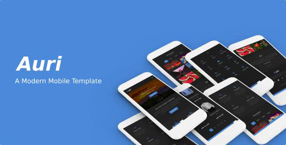 Auri Mobile HTML Template