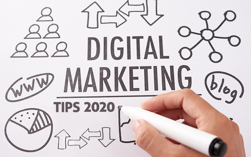 Digital Marketing Tips 2020- blog feature image