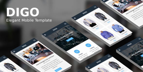 Digo Elegant Mobile Template