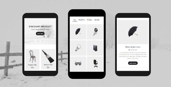 Folio Mobile Template