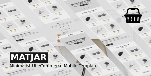 Matjar - Minimalist UI eCommerce Mobile Template