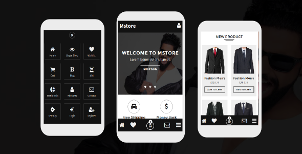 Mstore - Online Shop Mobile Template