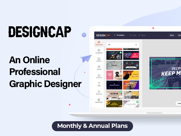 DesignCap - An Online Professional Graphic Designer | Monthly & Annual Plans