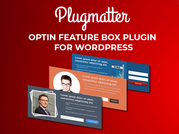 Plugmatter Optin Feature Box Plugin for WordPress Website | 1-Year Plan
