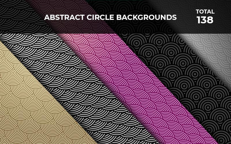 128 Abstract Circle Backgrounds