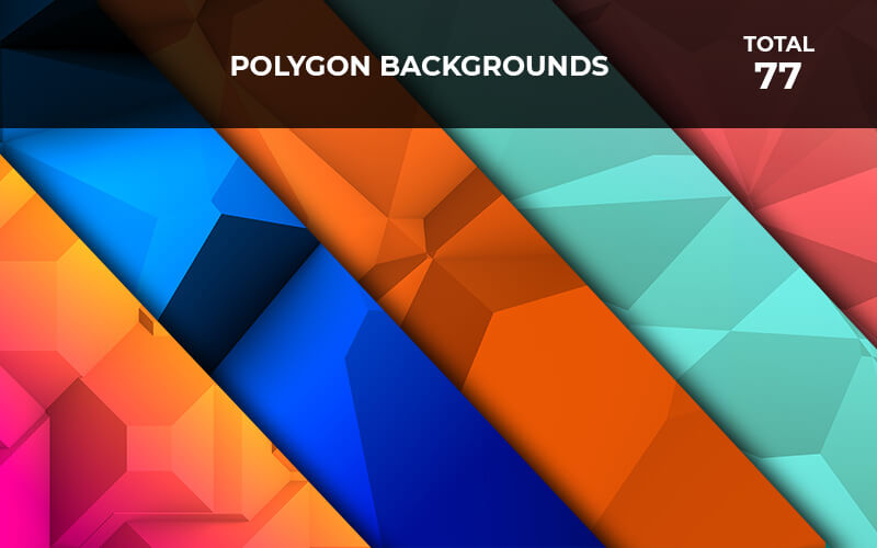 77 Polygon Backgrounds