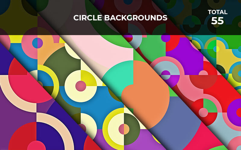 55 Circle Backgrounds