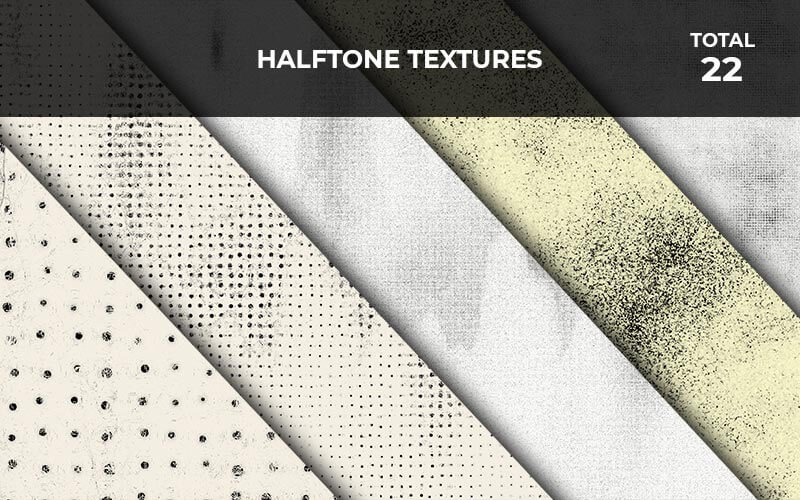 22 Halftone Textures