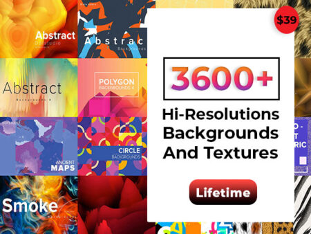 A Bundle Of 3600+ Hi-Resolutions Abstract Backgrounds And Textures