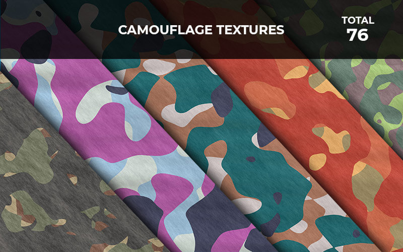 76 Camouflage Textures