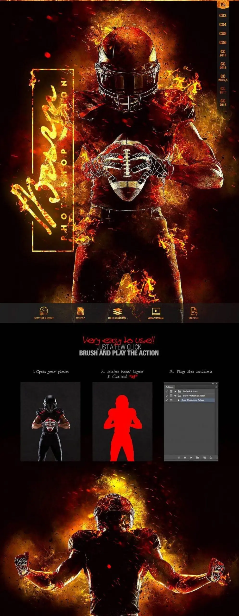 Burn PS Action