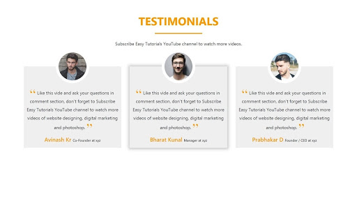 Word of Mouth Marketing using Client Testimonials