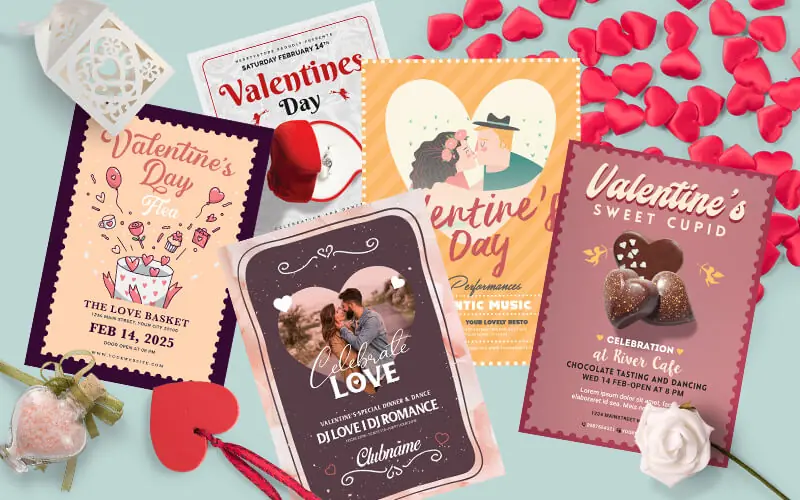 Valentines-day-food-flyer Valentine Dinner Invitation Preview