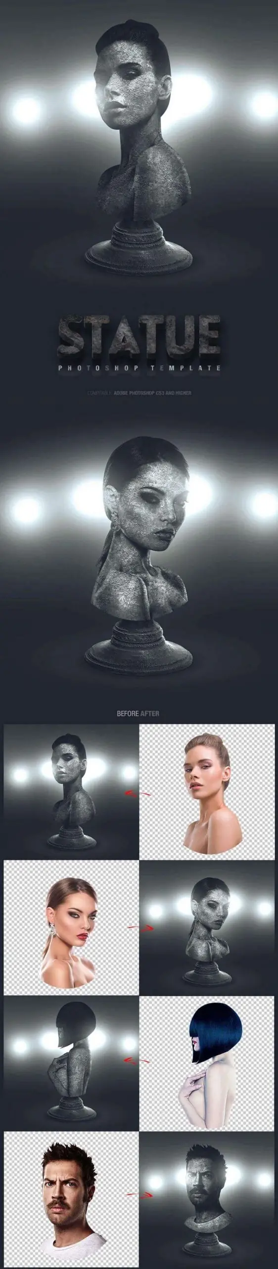 Statue PS Action