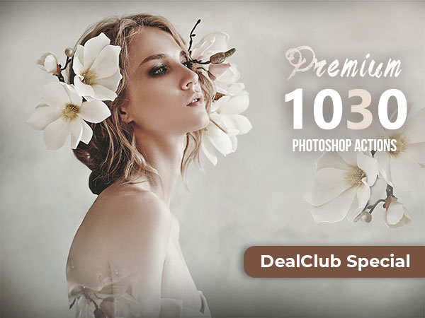 A Bundle Of 1030+ Premium Adobe Photoshop Actions | DealClub