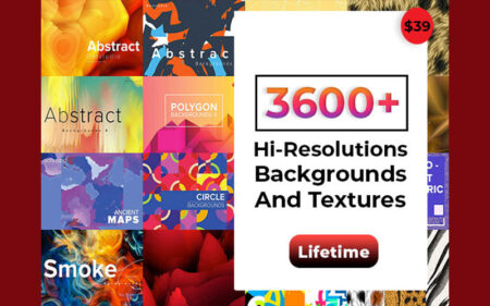 Collage of Hi-Res backgrounds and textures for the 3600+ Hi-res backgrounds bundle