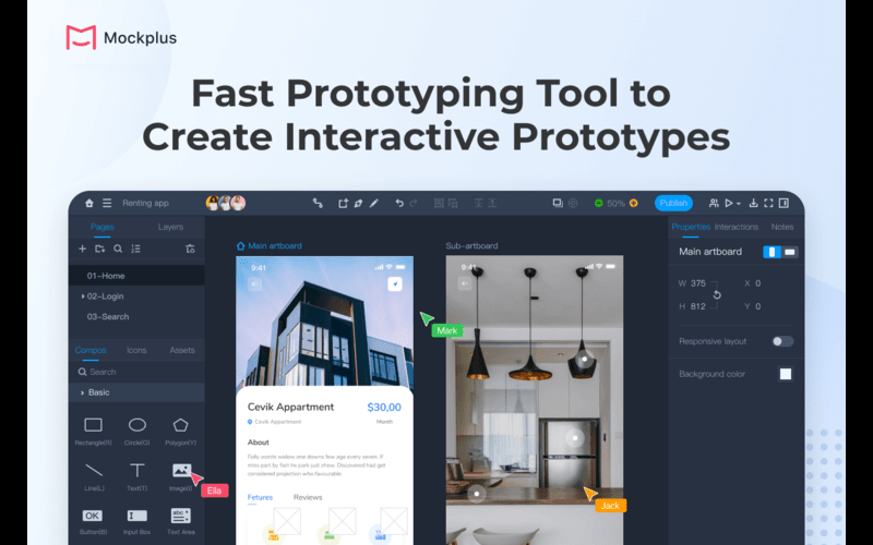 Mockplus - Product Designing Platform banner