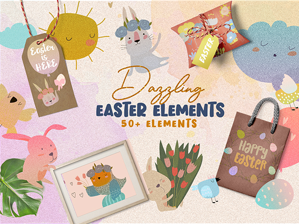 Dazzling Easter Elements Freebie Deal