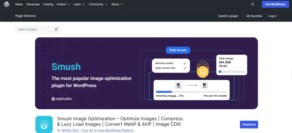 Smush WordPress Plugin