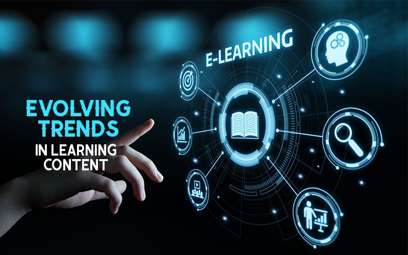 Evolving Trends in eLearning Content Blog Feature Image