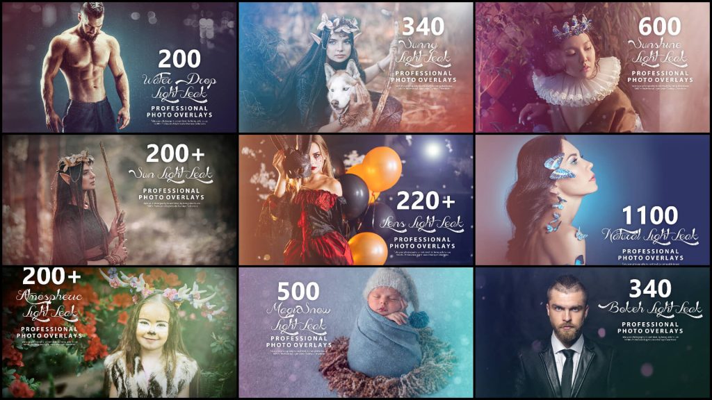 Collage of Professional Photo Overlays