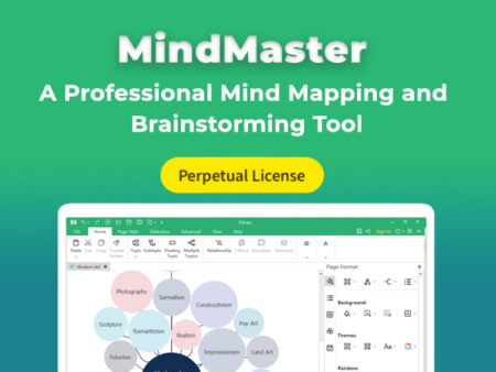 MindMaster Mind Mapping Tool With Perpetual License + 2 Years Upgrades