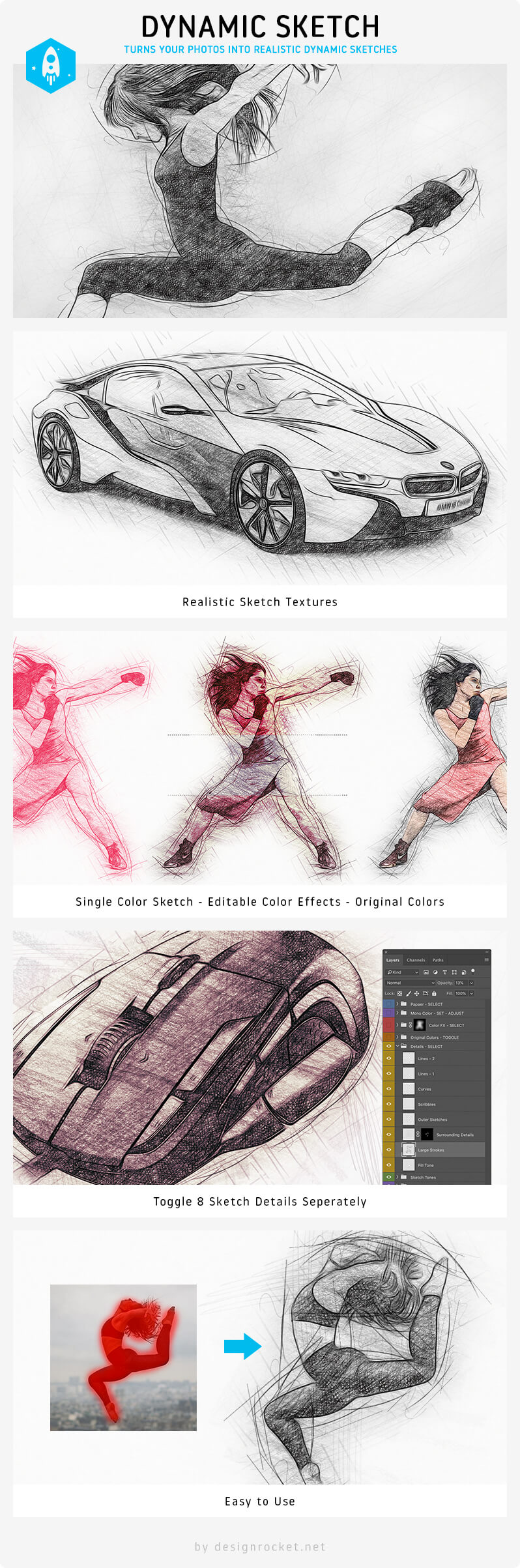 Image FX Pack: Dynamic sketch
