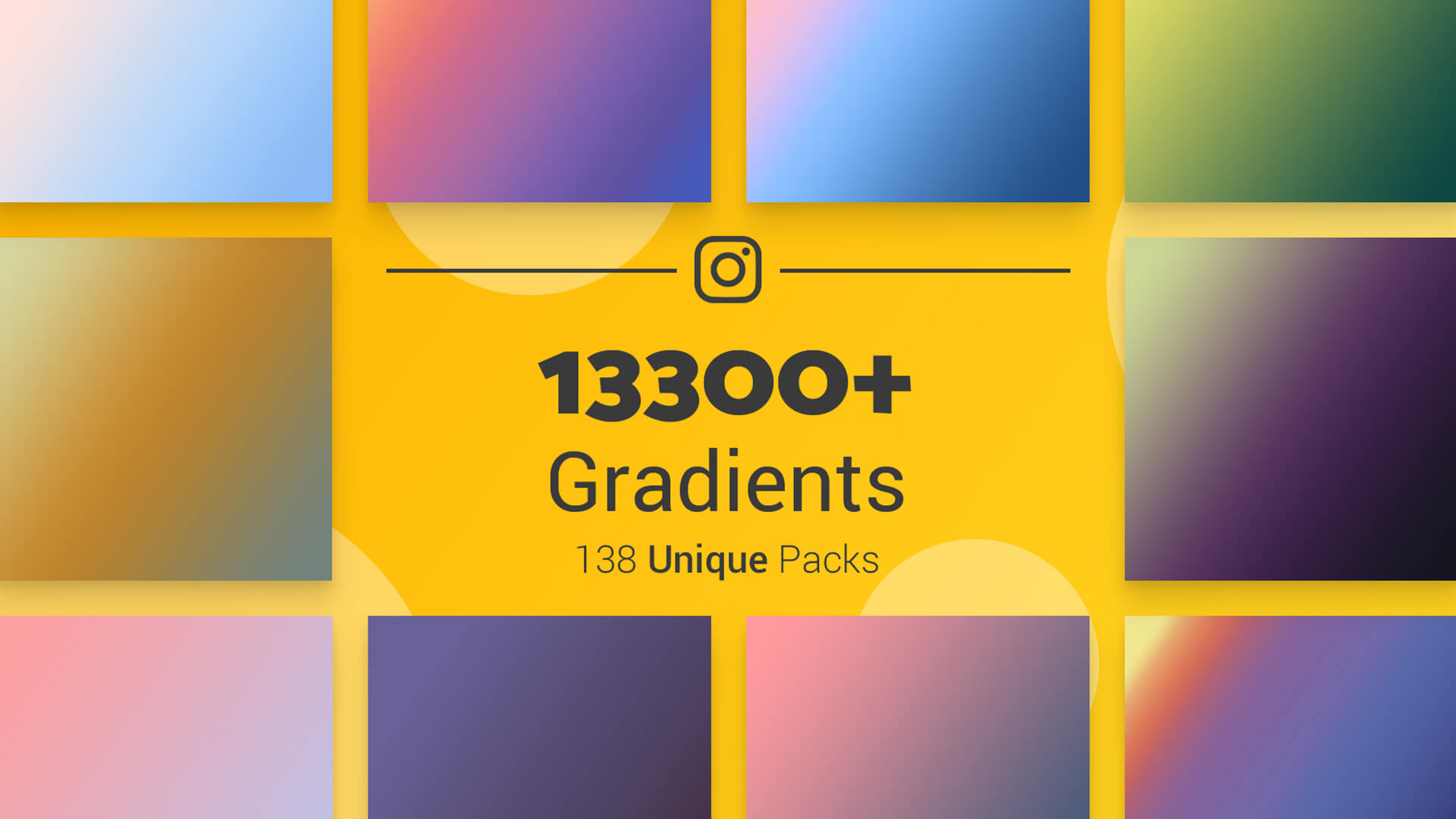 The Big Graphic Design Resources Bundle - 13300+ Gradients