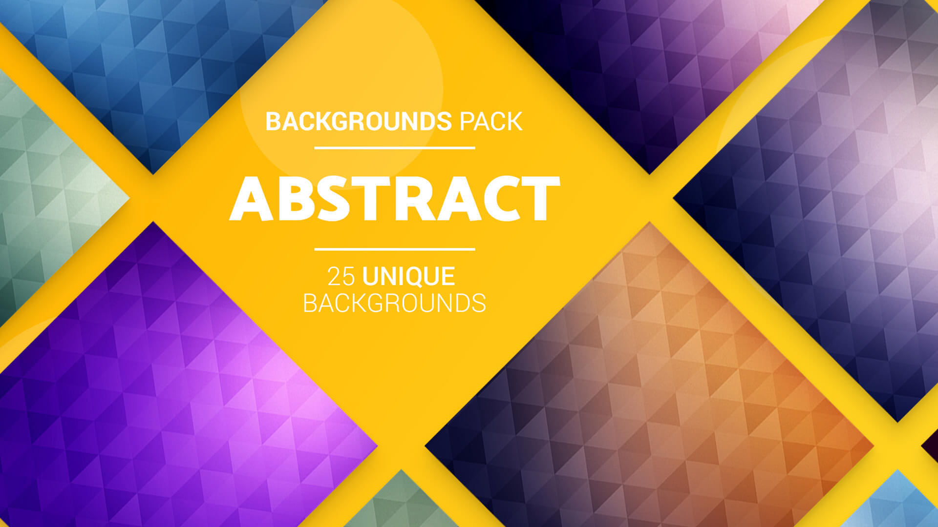 The Big Graphic Design Resources Bundle - 25 Abstract BGs