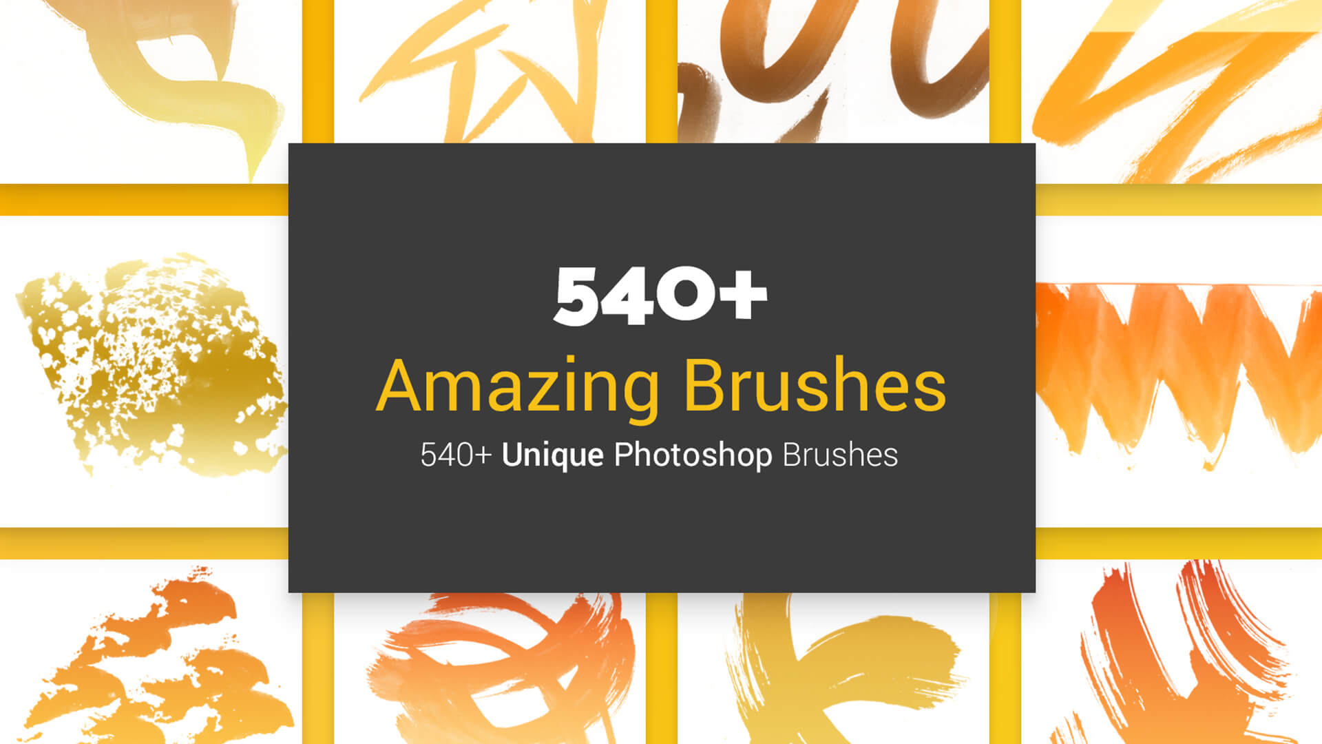 The Big Graphic Design Resources Bundle 540 Amazing Brushes