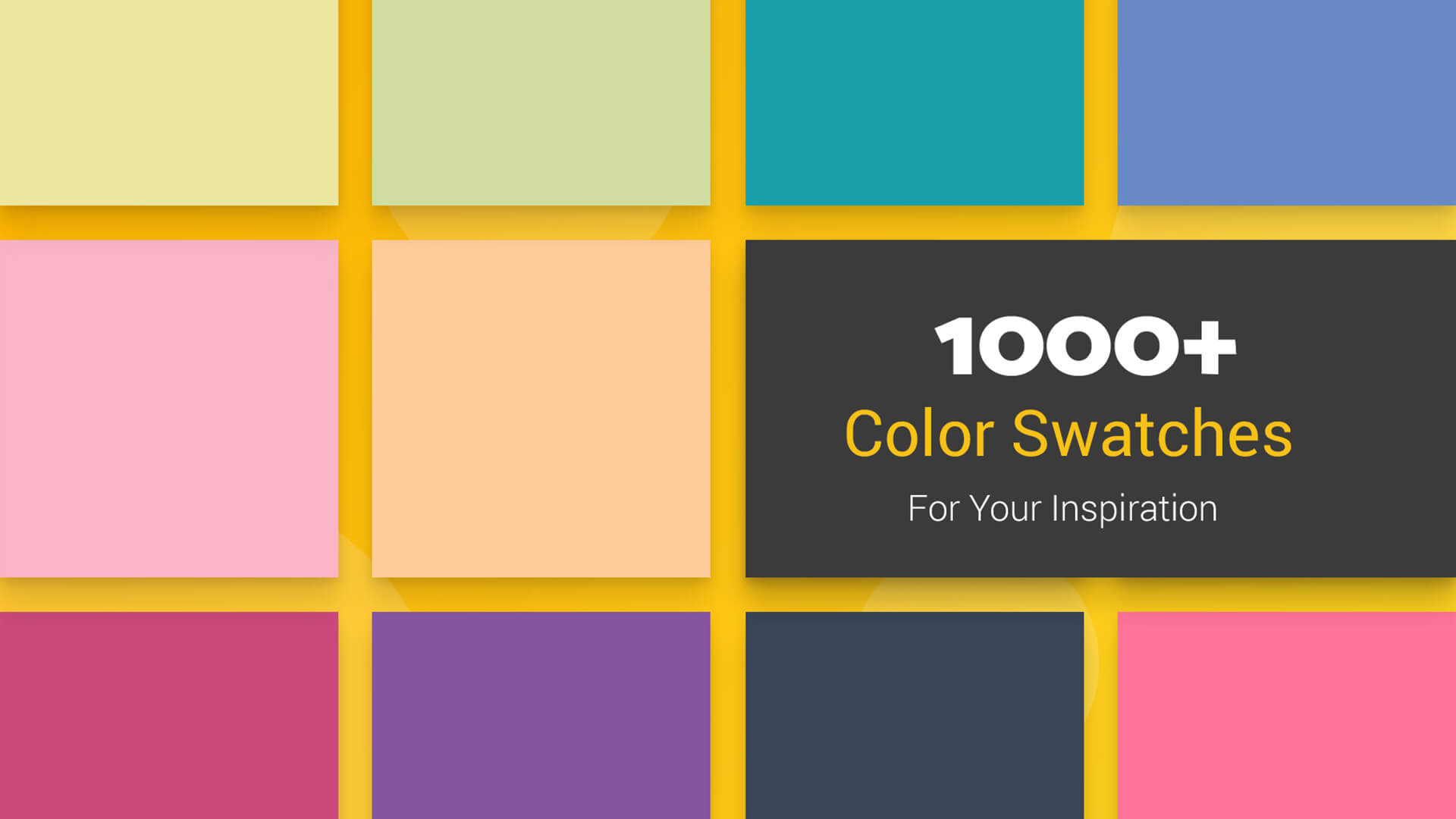 The Big Graphic Design Resources Bundle - 1000+ Color Swatches