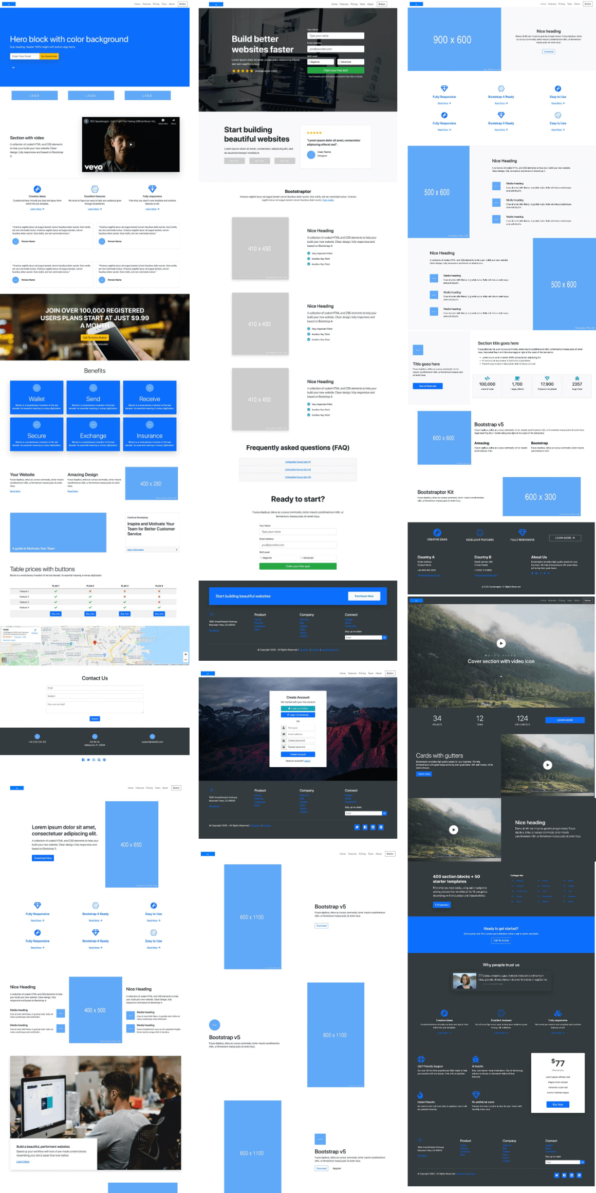50+ Bootstrap 5 Templates Preview - 4
