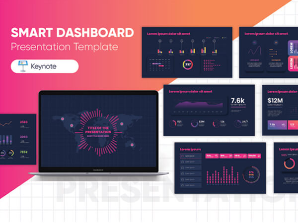 Mega PowerPoint & Keynote Dashboard Creator Kit - Smart Dashboard Slides