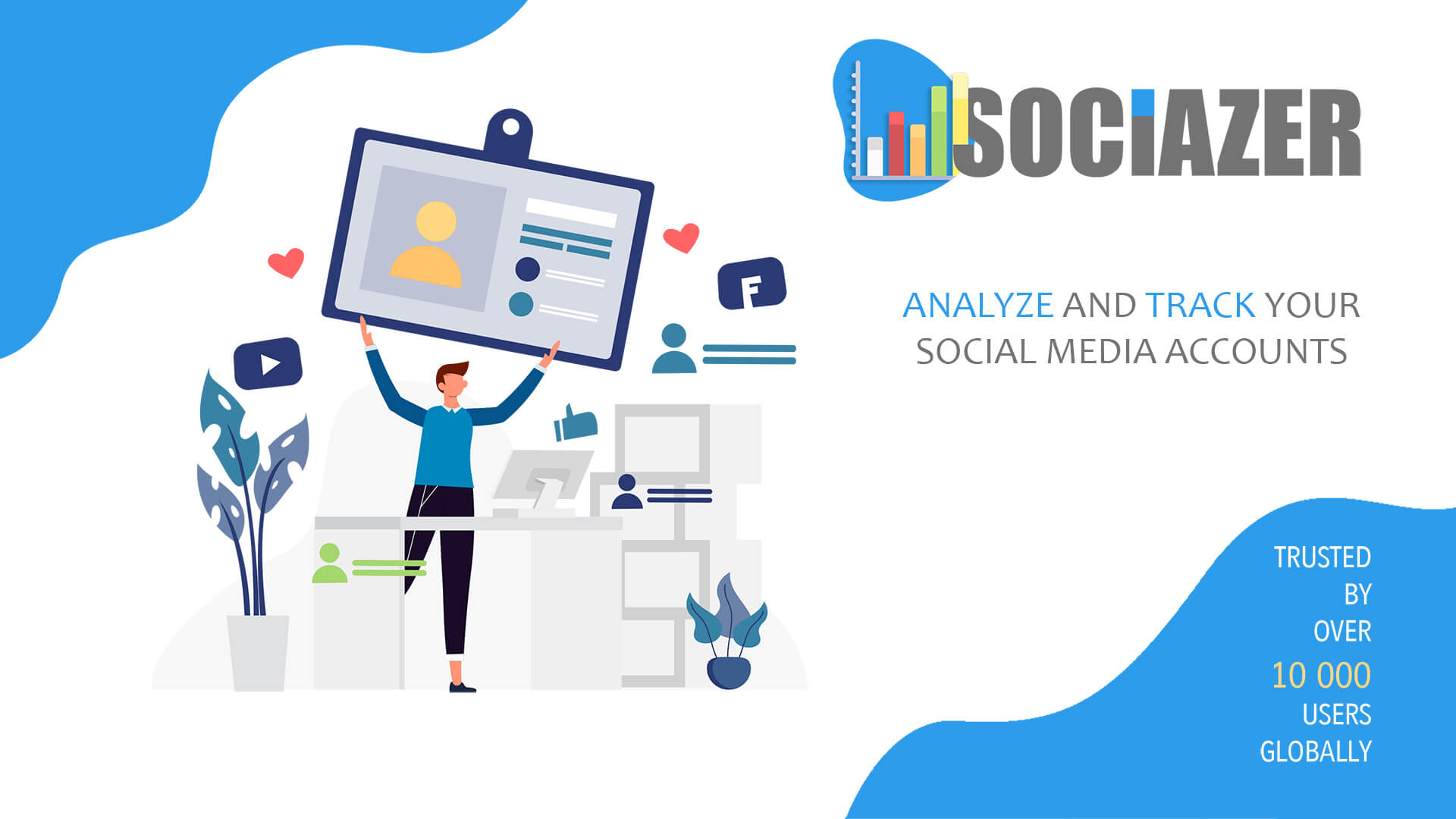 Sociazer Social Analysing & Tracking Tool - HERO Image 2