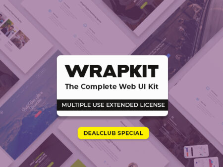WrapKit – The Complete Web UI Kit Available With Multiple Use Extended License